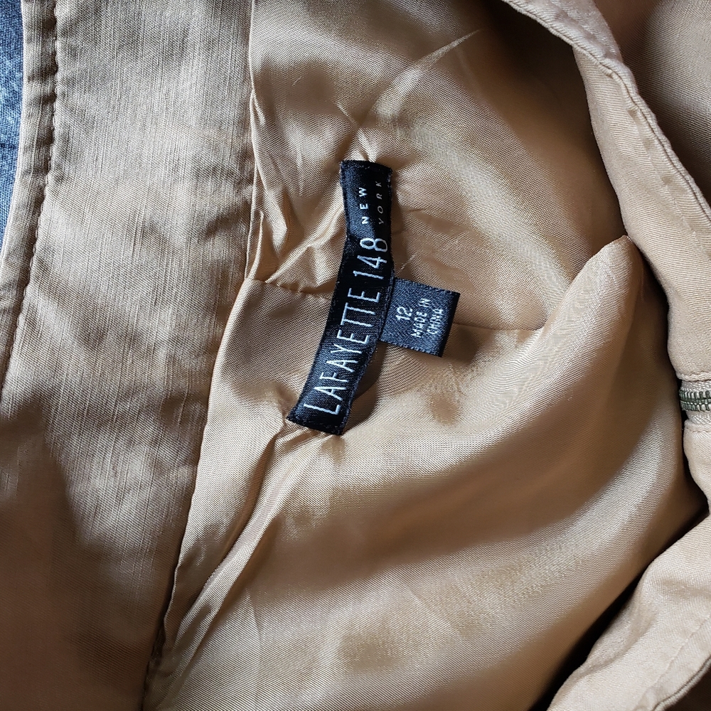 Lafayette 148 New York linen blend jacket size 12 - Picture 10 of 10